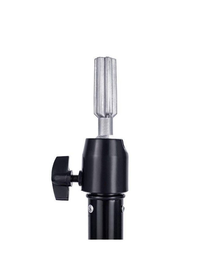Foreign Holics - Wig Stand Tripod With Foot Pedal Adjustable Hair Mannequin Head Stand With Metal Fixing Base For Wig Making Hair Styling 1 Pcs - Image 1