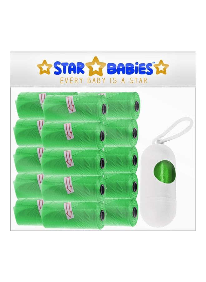 NIBEMINENT Disposable Scented Bag With Dispenser - Pack Of 15  - Image 1