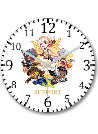 Print Shop Overwatch Camiseta Support Wall Clock Curved Real Glass - pzsku/ZB938EF6365ABA6794A76Z/45/_/1728052193/2d665de6-18cd-4a22-b31f-c15df4ad7141