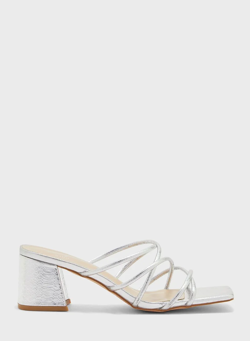 Ginger Multiple Strap Block Heel