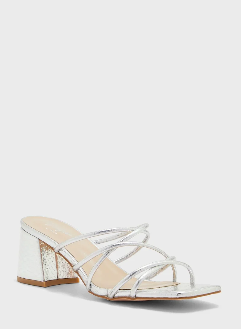 Ginger Multiple Strap Block Heel