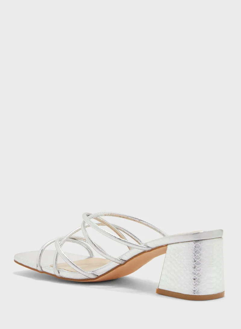 Ginger Multiple Strap Block Heel