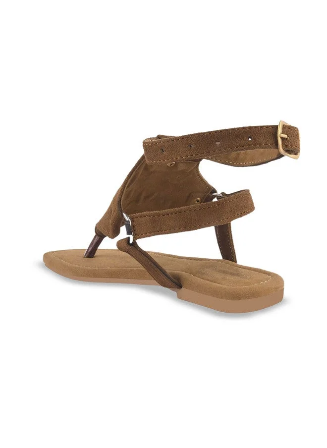 شوتوبيا Shoetopia Girls Open Toe Flats