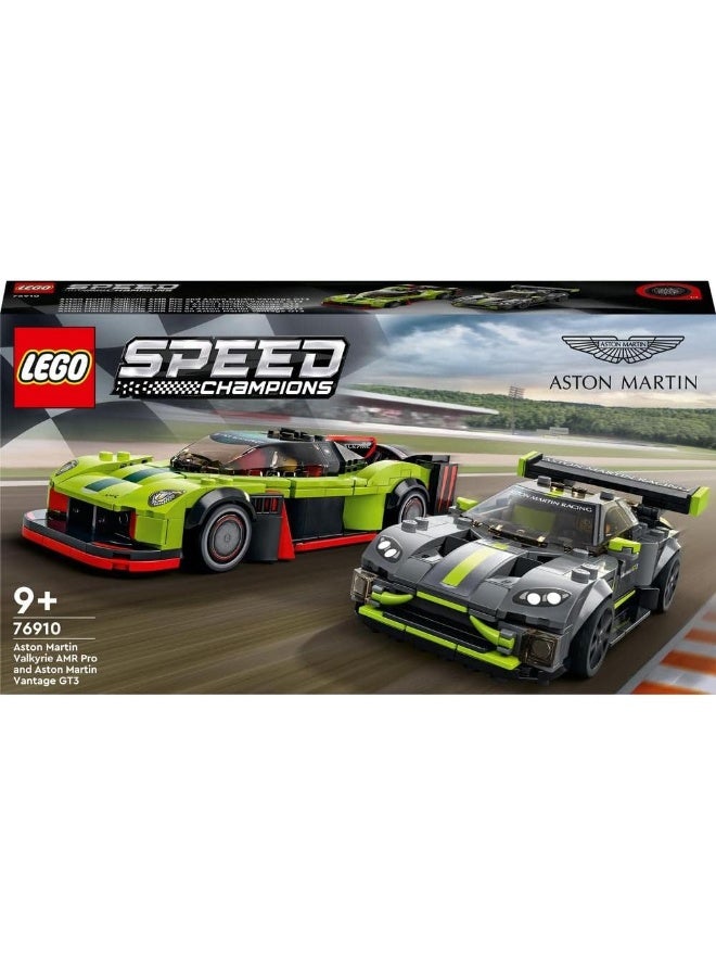 LEGO LEGO Speed Champions Aston Martin Valkyrie AMR Pro and Aston Martin Vantage GT3 76910 Building Kit (592 Pieces) - Image 2