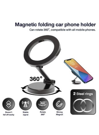 Car phone holder compatible with MagSafe iPhone 360 degree rotation and foldable support for trips and commuting - pzsku/ZB9393754DF98EA877A4FZ/45/_/1742116427/2d19c27b-cca2-4d72-8e2d-207e69eb3cf4