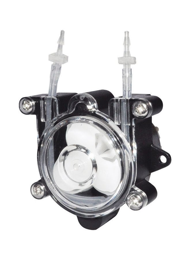 NIBEMINENT - High-Flow Peristaltic Pump 12V 25-70 ml/min Black & Sliver 6.50X5.00X5.50cm - Image 1