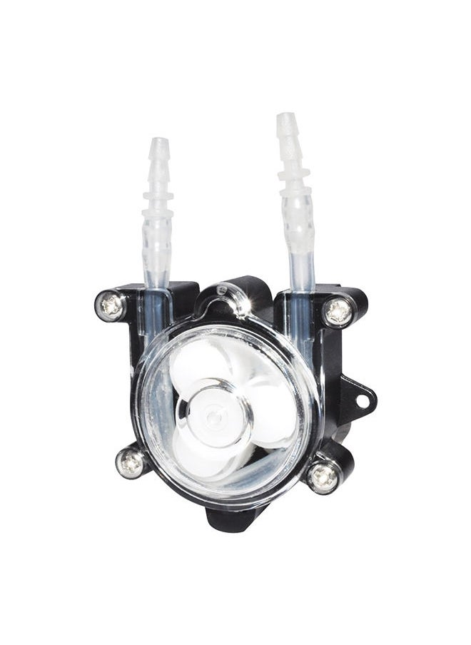 NIBEMINENT - High-Flow Peristaltic Pump 12V 25-70 ml/min Black & Sliver 6.50X5.00X5.50cm - Image 1