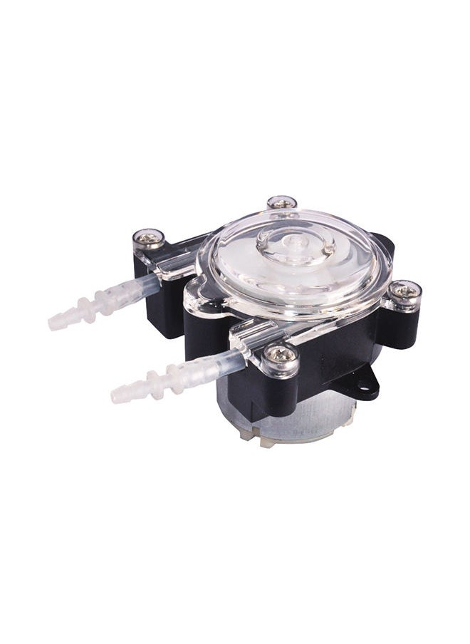 NIBEMINENT - High-Flow Peristaltic Pump 12V 25-70 ml/min Black & Sliver 6.50X5.00X5.50cm - Image 1