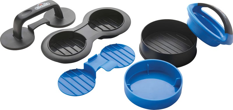 Napoleon Barbecue Grill Accessory 70060 Gourmet Burger Press Kit Hamburger Press Slider Press Make Homemade Hamburgers and Sliders Easily Make Stuffed Burgers on BBQ Dishwasher Safe