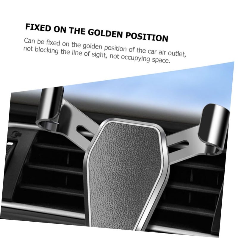 Universal Car Dashboard Phone Holder Bracket One Hand Operation Easy Navigation Black - Image 4