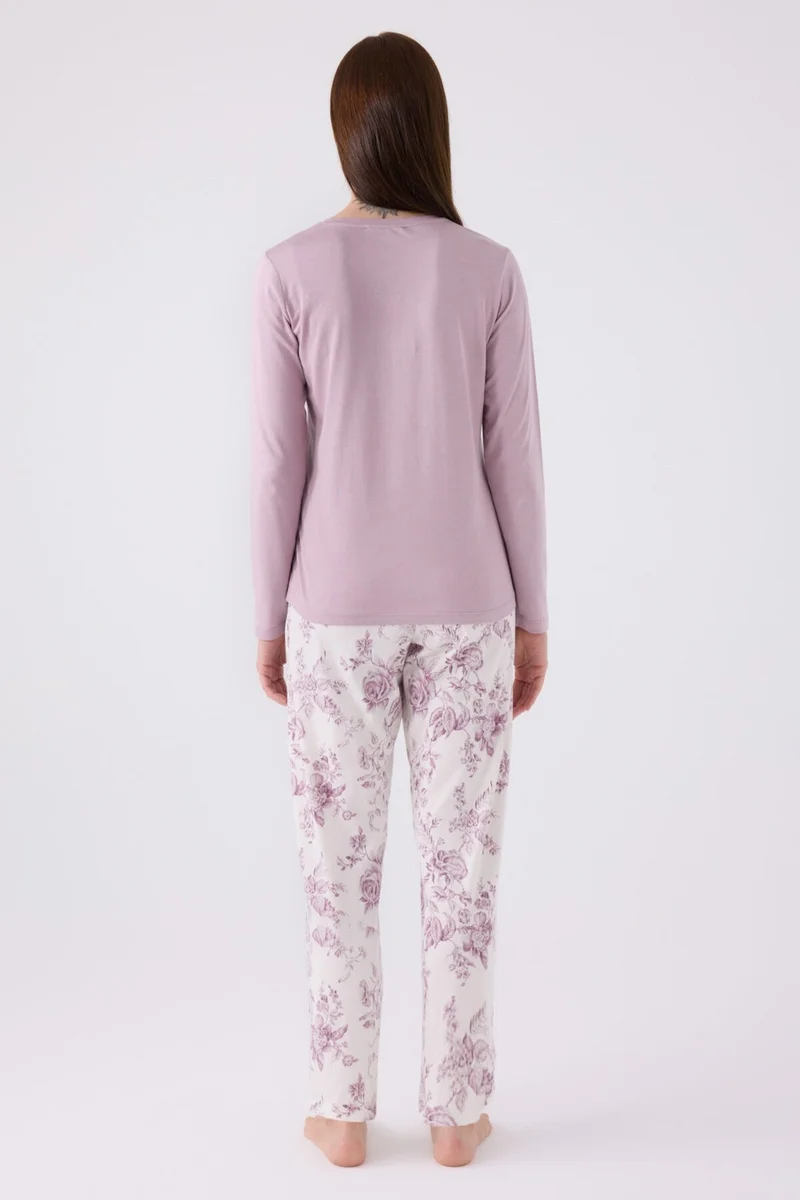 ارنيتا Women's Long Sleeve Pajama Set AR3119 Lilac