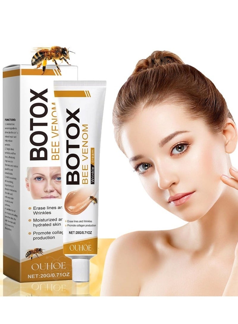 OUHOE Botox Bee Venom Cream Wrinkle Removal & Firming,Moisturizing,Lifting & Recovery for All Skin Type,Anti-Aging Bee Venom Cream,Face Cream Moisturiser - Image 3