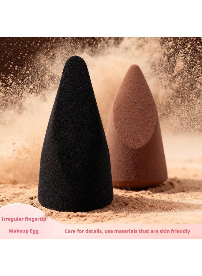2 Pack Thumb Shaped Makeup Sponge Foundation Blender Dry and Wet Use Minimal Absorption Precision Application Beauty Tool for Daily and Professional Makeup - Image 5
