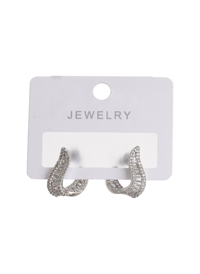Akher el Ankoud Stainless Steel Earrings 