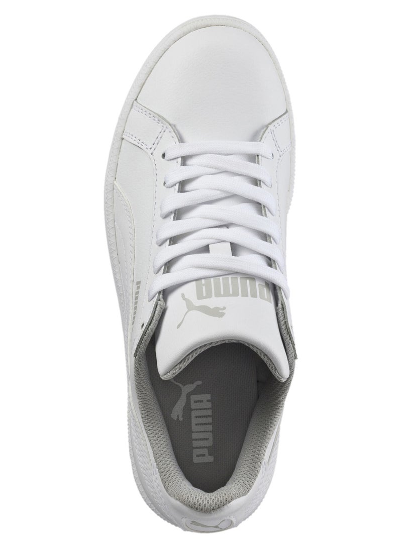 PUMA Smash Jr. Youth Unisex White Casual Sneakers - Image 5