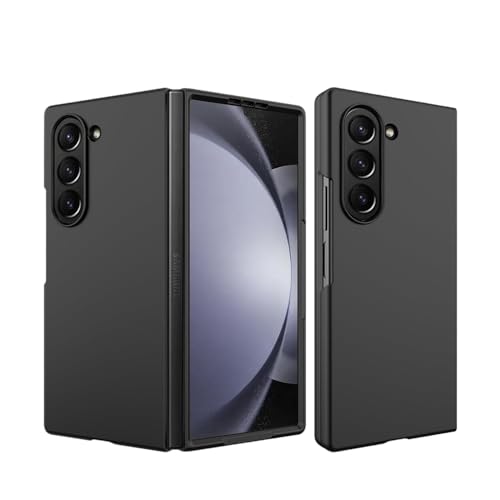 XIMAND for Samsung Galaxy Z Fold 7 Case Slim Featherlight | Bare Hand Feel Anti-Oil Spray Cover | Precise Fit | Anti-Shock Core Guard - Black - Image 1