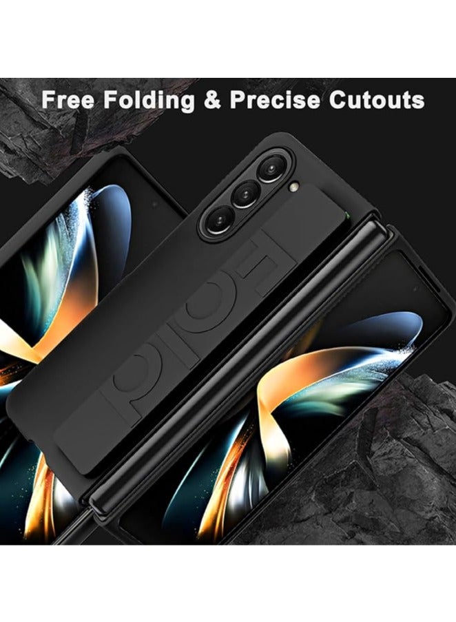 general Case compatible with Samsung Galaxy Z Fold 5/6 with hand strap, scratch resistant, shockproof, ultra-thin case for Samsung Galaxy Z Fold 5/6 - Image 4