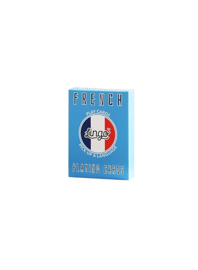 LINGO French Lingo Playing Cards | Travel Flashcards | Learn French Vocabulary in A Fun & Easy Way | 52 Essential Translations - Image 4