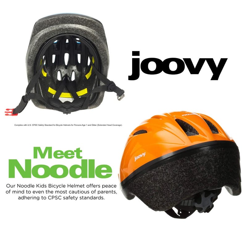 Joovy خوذة جوفي نودل صغيرة جداً/صغيرة، برتقالية - Image 4