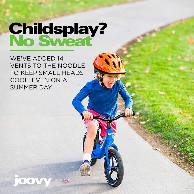 Joovy خوذة جوفي نودل صغيرة جداً/صغيرة، برتقالية - Image 5