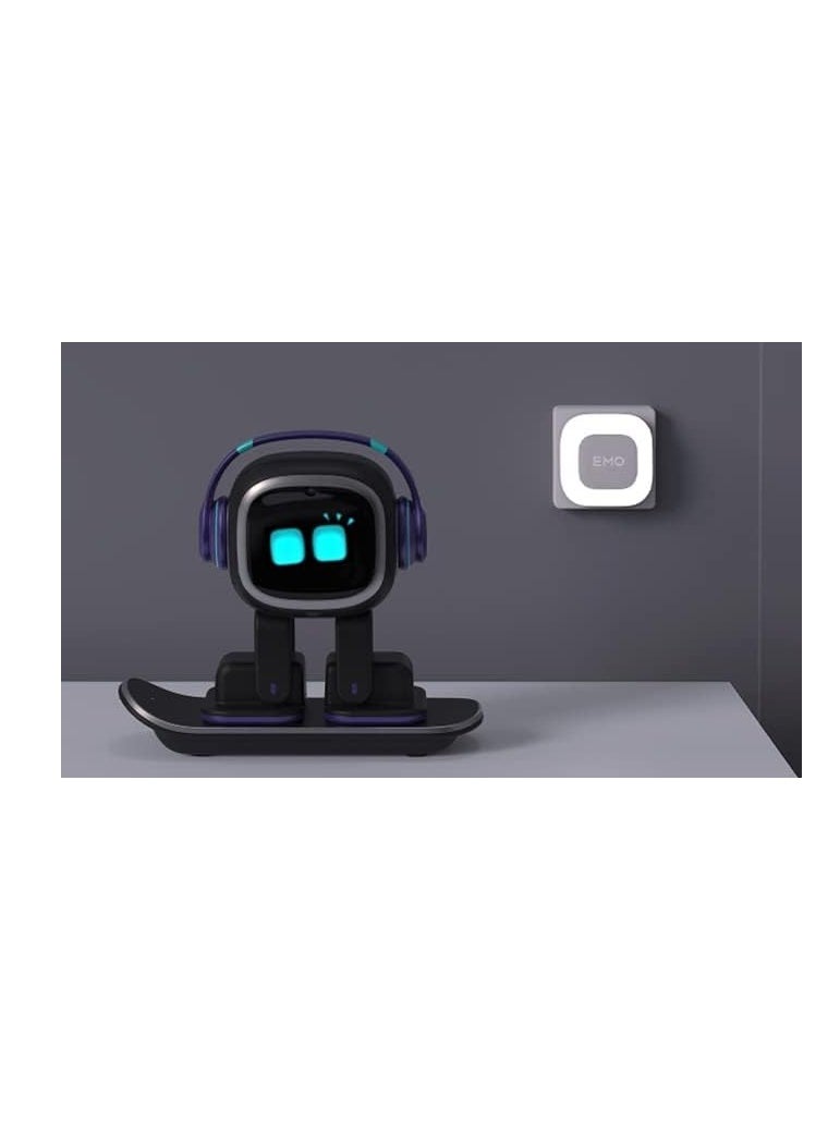 LIVING.AI - روبوت ايمو الذكي بالذكاء الصناعي مع اضاءة ذكية (سكيت بورد) - Image 1