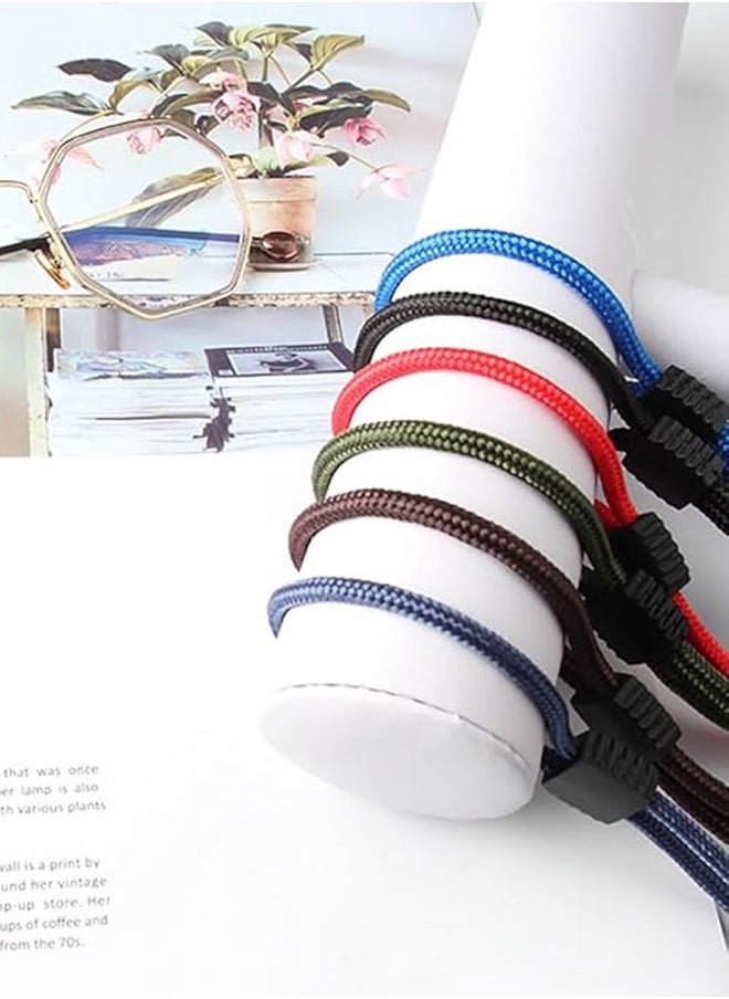وهاواي 8pcs Eyeglasses Holder Strap, Adjustable Eyewear Retainer, Non-slip Sports Sunglasses String Retainer, Eye Glasses Retainer Cord Chains Lanyards for Men Women  - Image 4