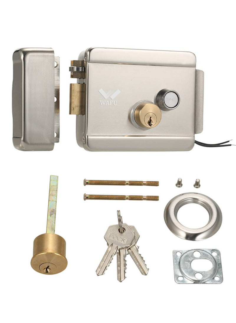 Generic - Smart Door Lock, Smart Electric Gate Door Lock, Secure Electric Metallic Lock Electronic Door Lock Door Access Control for Home Office Apartment Warehouse - Image 1