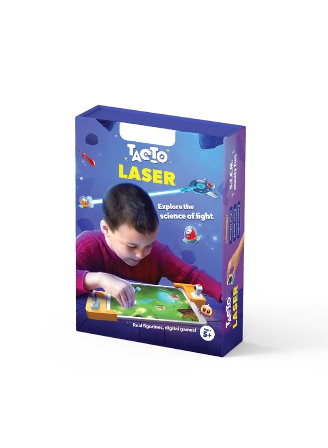 ميدير ليزر Mideer Tacto - لعبة STEM تعمل بالواقع المعزز للأطفال من سن 4 إلى 10 سنوات - أتقن فيزياء الضوء، وعزز مهارات التفكير النقدي من خلال الألغاز التفاعلية - هدية عيد ميلاد مثالية للأولاد والبنات - Image 1