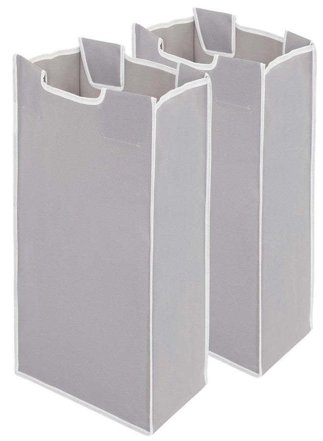 STORAGE MANIAC 2 Pack Laundry Sorter Replacement Bags, No Hangers, Laundry Hamper Cart Removable Replacement Bags, Laundry Storage Organizer Replacement Bags, Gray - Image 1