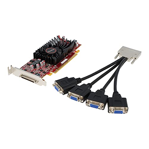 VisionTek Radeon 5570 SFF 1GB DDR3 4M VHDCI VGA (4x VGA) Graphics Card - 900366 - Image 1