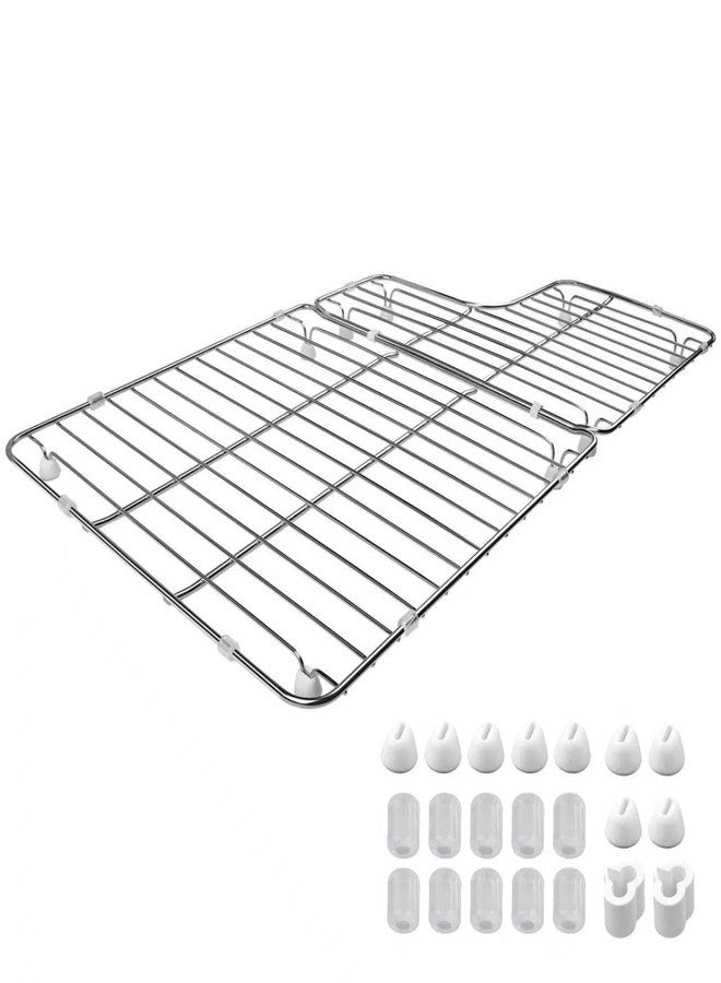 MEKILYN K-6449-ST Kitchen Sink Rack, 26.18'' x 14.76'' for Kohler Whitehaven K-5826 and K-5827 Sink - Image 1