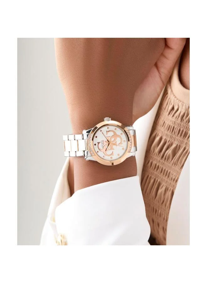 Guess  Ladies 2-Tone Analog Watch for Women | Best Price UAE