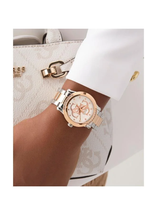 Guess  Ladies 2-Tone Analog Watch for Women | Best Price UAE