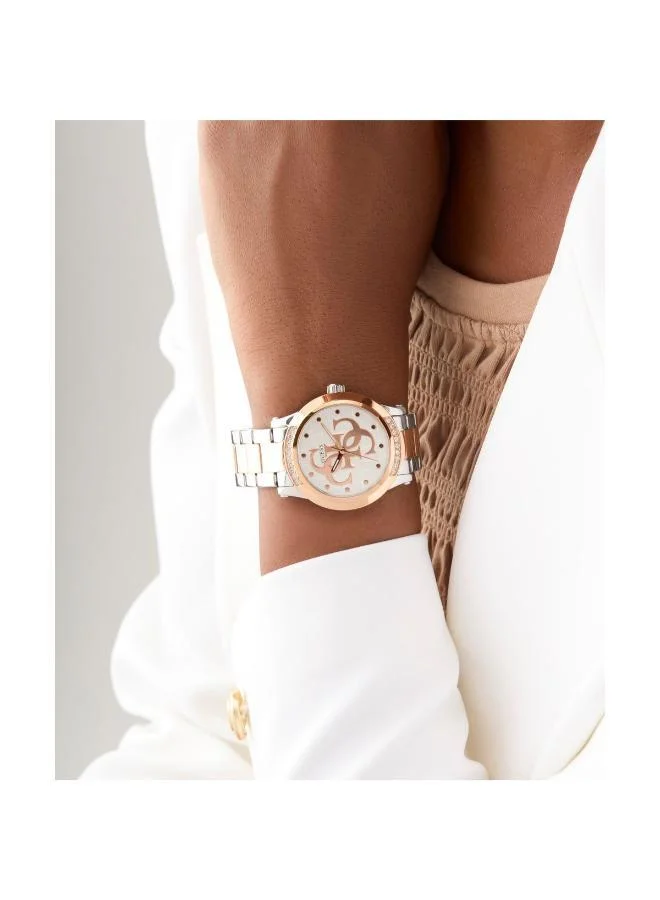 Guess  Ladies 2-Tone Analog Watch for Women | Best Price UAE