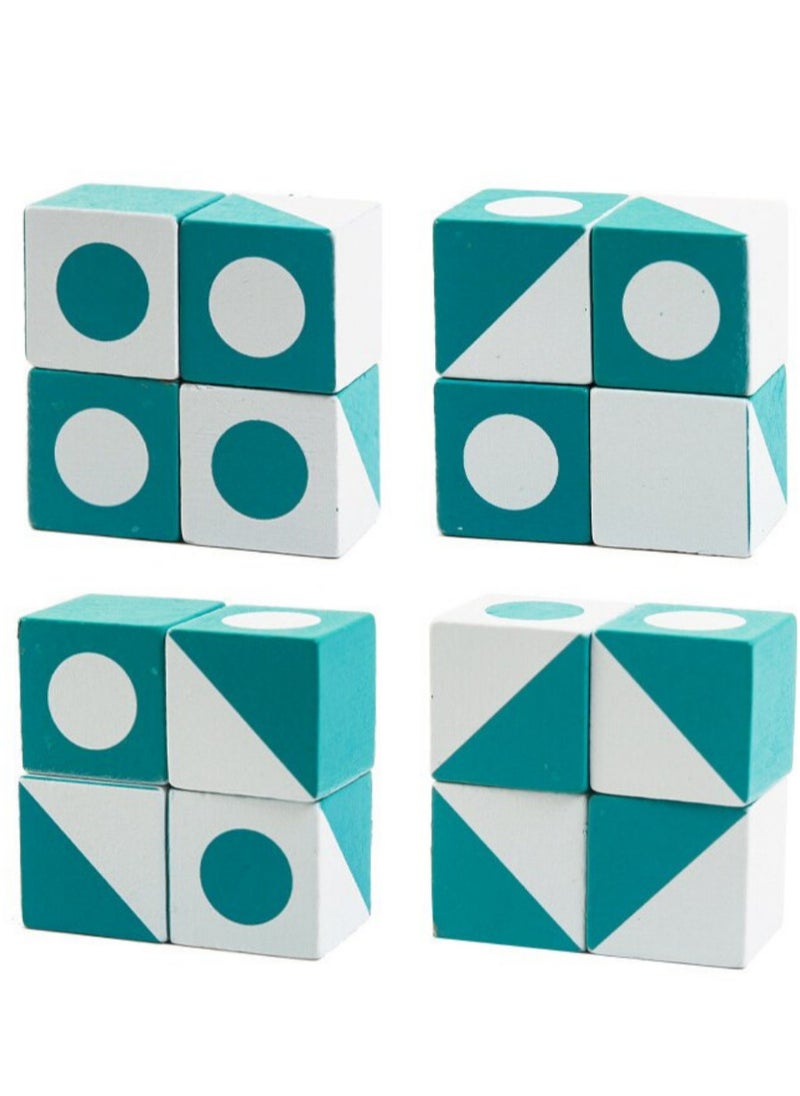 null - Interactive Face Change Rubik’s Cube Puzzle for Kids – Creative Expression Game with Removable Face, Eye & Mouth Cubes and Emoji Challenge Cards – Develops Concentration, Fine Motor Skills, and Imagination for Children 3+ - Image 1