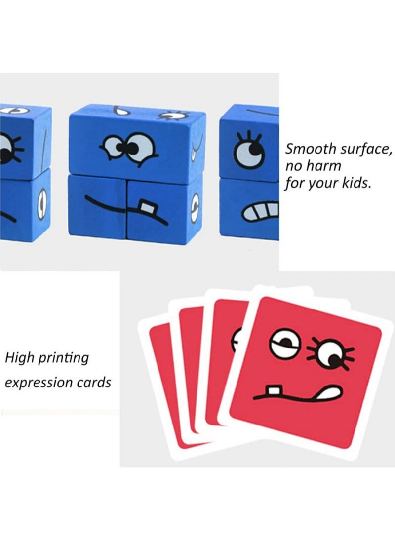 Interactive Face Change Rubik’s Cube Puzzle for Kids – Creative Expression Game with Removable Face, Eye & Mouth Cubes and Emoji Challenge Cards – Develops Concentration, Fine Motor Skills, and Imagination for Children 3+  - Image 5