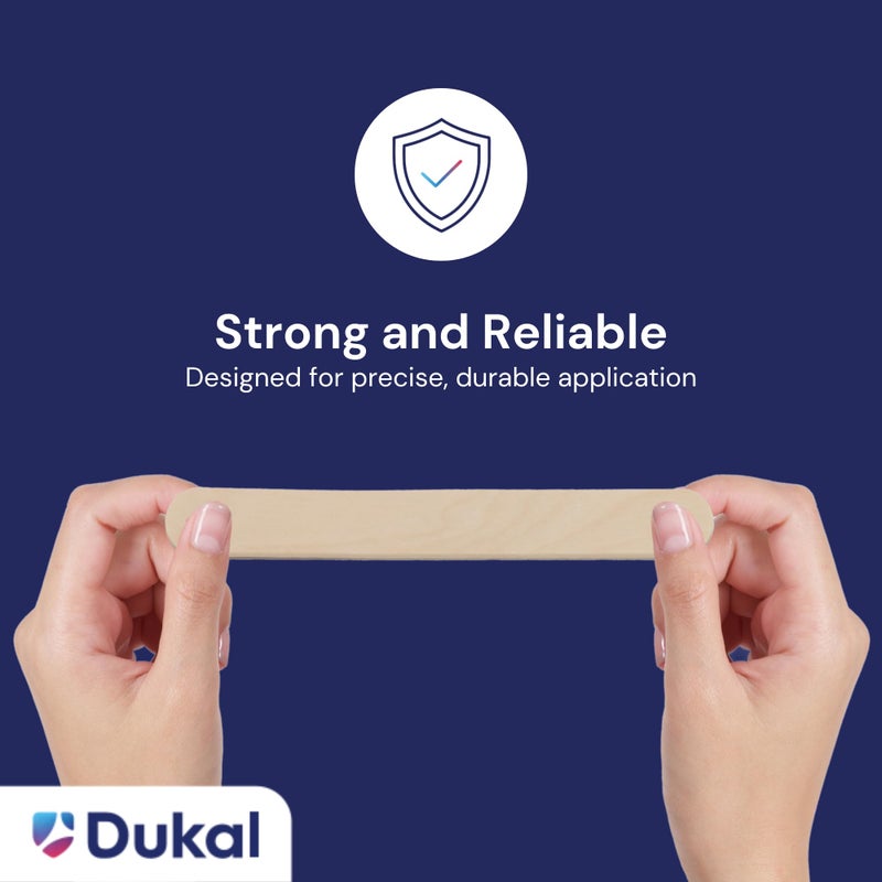 Dukal Large Wooden Wax Sticks - Body Hair Removal Applicator for Waxing, Â¾â€ x 6â€ (Pack of 100) - Image 4