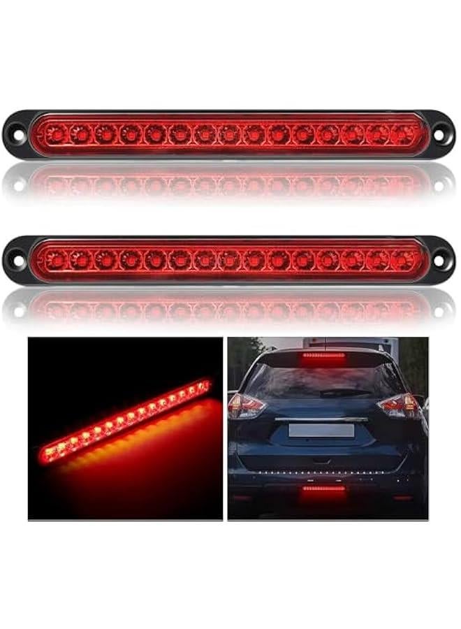 BWSJ 2  Trailer Brake Tail Lights Bar, LED Stop Turn Tail Light Assembly Third Brake Bar Strip Rear Marker Light, Brake Stop Turn Signal Light Assembly for Truck Trailer Bus Van RV ATV Offroad - Image 1