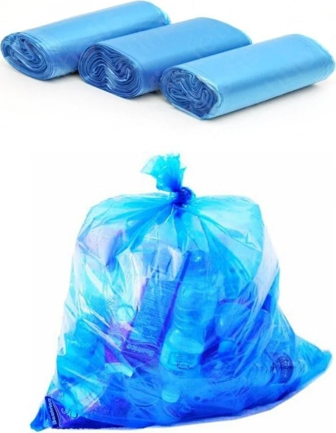 Kalbi Ticaret Kalpi Ticaret Garbage Bag Jumbo Size 10 x 5 Roll Blue Garbage Bags