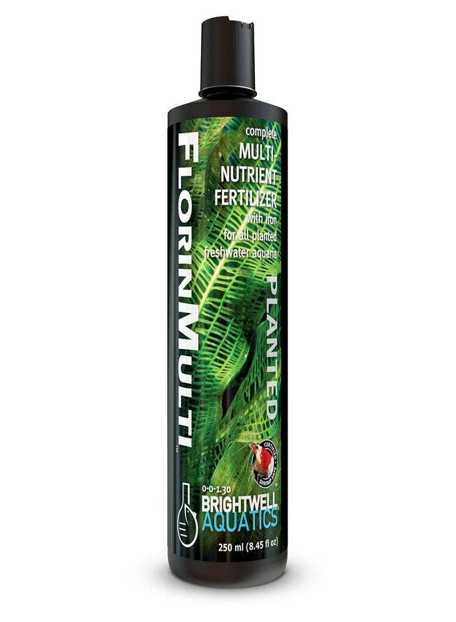 Brightwell Aquatics FlorinMulti - Multi-Nutrient Supplement for Planted Aquariums - Supports Healthy Growth, Macro & Trace Elements, Ideal for Shrimp & Plants, 250 ml - Image 1
