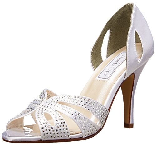 Touch Ups Women's Poise Dress Sandal, White, 5 M US - Image 1