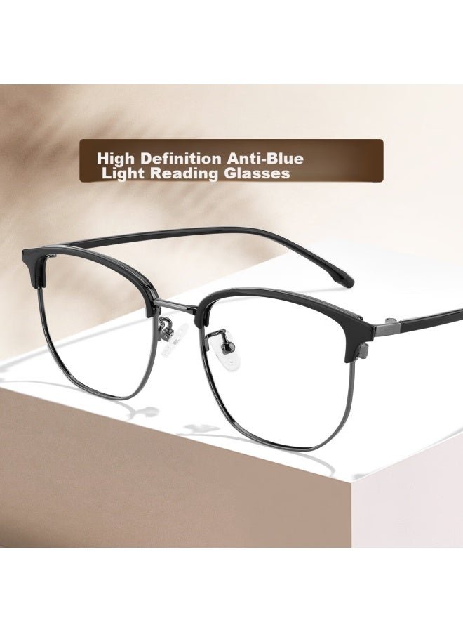 Oona Ouna Reading Gl For Men And Women, High-definition Anti-blue Light Anti-radiation Gl For Elderly, Black Frame - Image 4