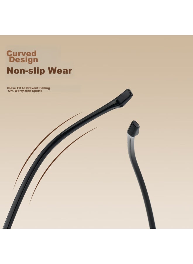 Oona Ouna Reading Gl For Men And Women, High-definition Anti-blue Light Anti-radiation Gl For Elderly, Black Frame - Image 5