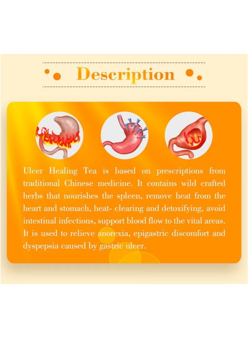 وينستون Ulcer Healing Tea Healing Stomach Herbal Tea Tonic - Image 3