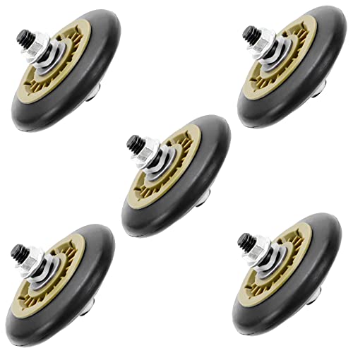 Casmer 134715900 Clothes Dryer Drum Support Roller Compatible With electrolux Roller for Dryer, Replaces 5304523155 PS12746506 AP6977189 AP6979841 PS12416849 PS2349290 (5Pack), Figures 7 is Fit Models - Image 1