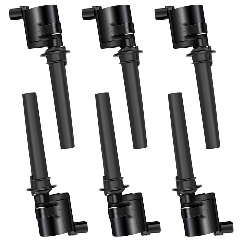 MAS Set of 6 Ignition Coils Pack Compatible with 20002011 Ford Taurus Escape Five Hundred Free Style Mzda Tribute Mercury Mariner Sable 30L V6 Replacement for 5C1449 DG500 FD502 DG513 C1458