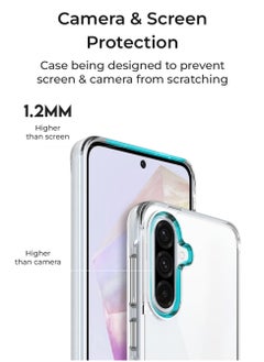glassology Glassology Clear Case + Screen Protector Bundle  for Samsung Galaxy A56 360° Protection, Shatterproof, Anti-Yellowing, Premium Tempered Glass, High Clarity  - Image 4