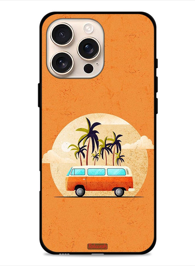 Tolwak Apple iPhone 16 Pro Protective Case Cover Bus Art - Image 1