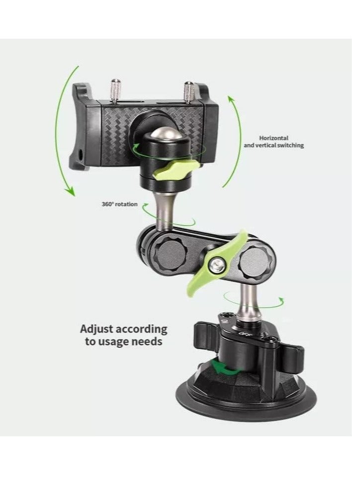 JAJEEK "Universal Phone Holder with 360° Rotating Arm and Extra Strong Suction Cup" - Image 2