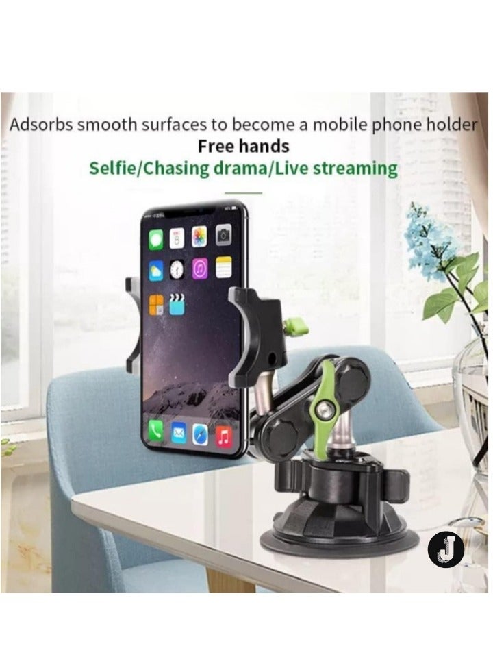 JAJEEK "Universal Phone Holder with 360° Rotating Arm and Extra Strong Suction Cup" - Image 4
